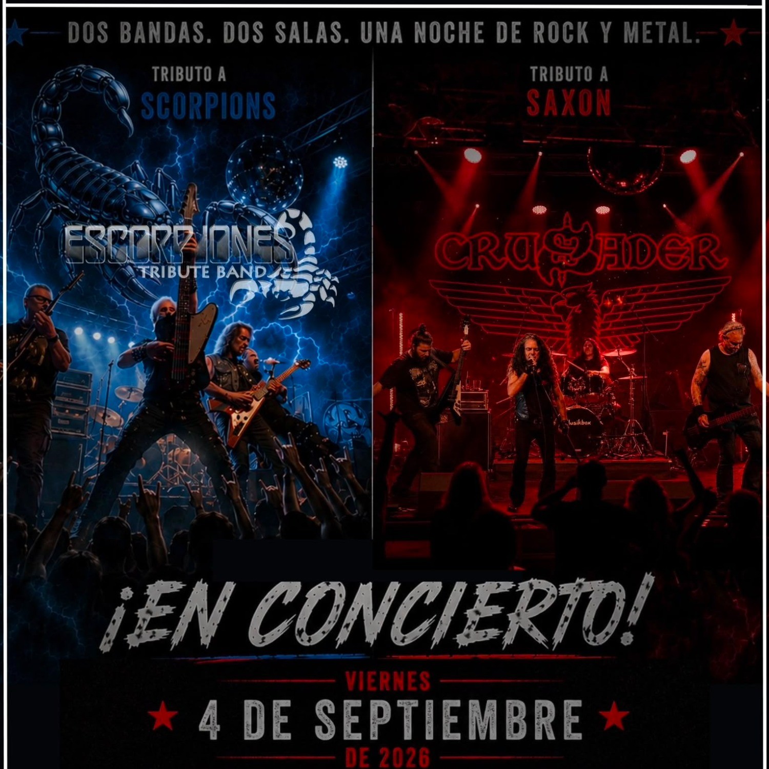 TRIBUTO A SCORPIONS + SAXON
