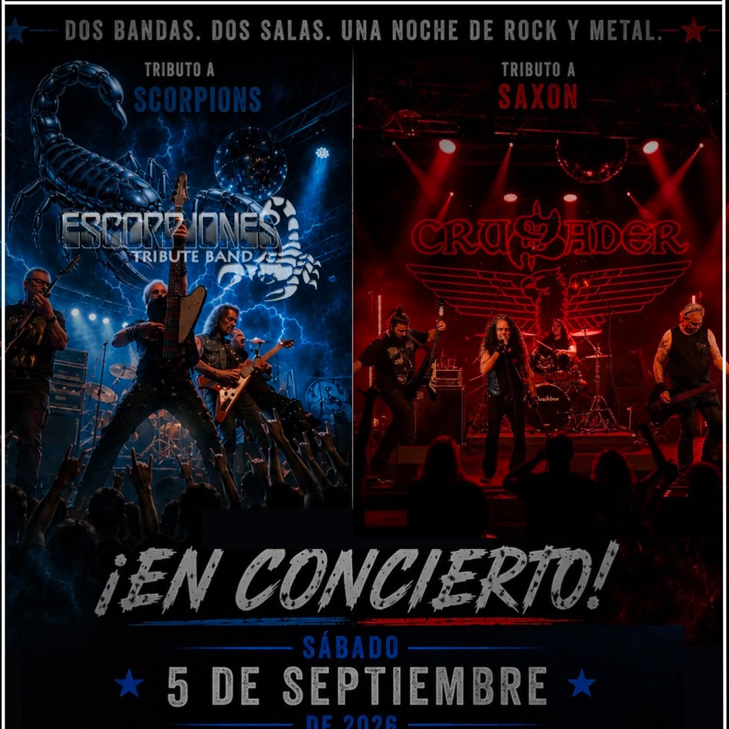 TRIBUTO A SCORPIONS + SAXON