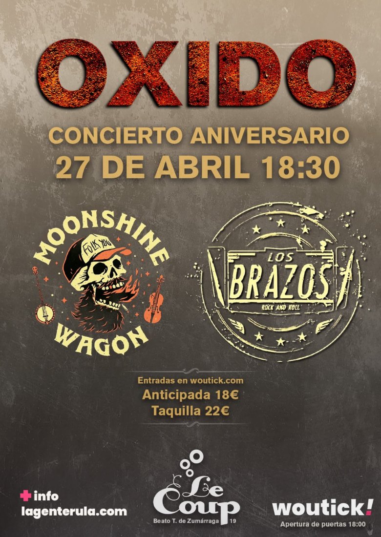 LOS BRAZOS + MOONSHINE WAGON - LE COUP - VITORIA LOS BRAZOS + MOONSHINE WAGON - LE COUP - VITORIA