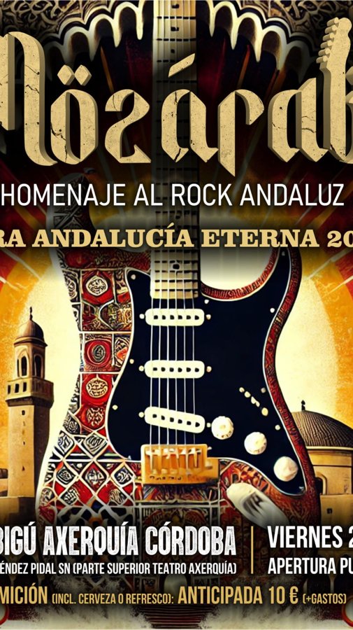 MOZÁRABE, HOMENAJE AL ROCK ANDALUZ en Córdoba MOZÁRABE, HOMENAJE AL ROCK ANDALUZ en Córdoba
