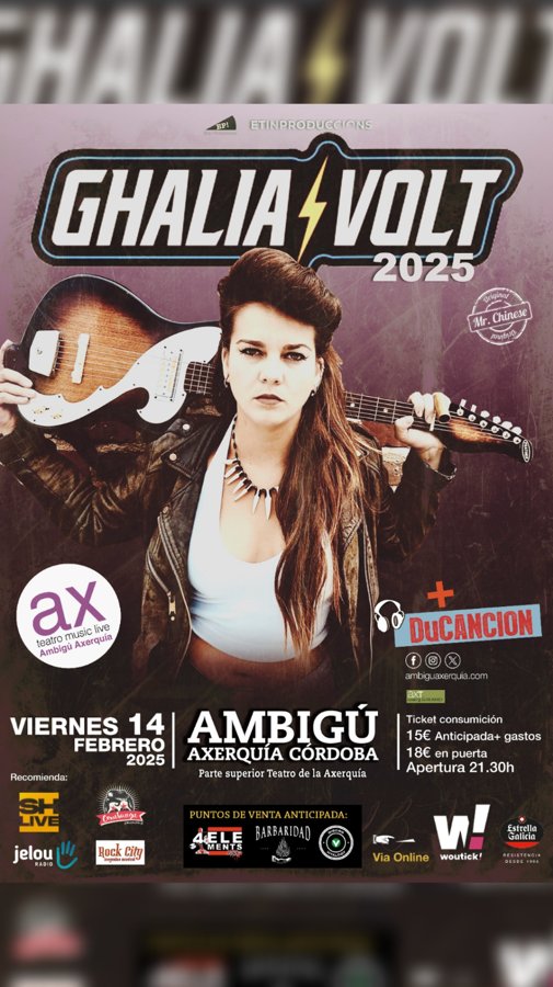 GHALIA VOLT en concierto, Córdoba GHALIA VOLT en concierto, Córdoba
