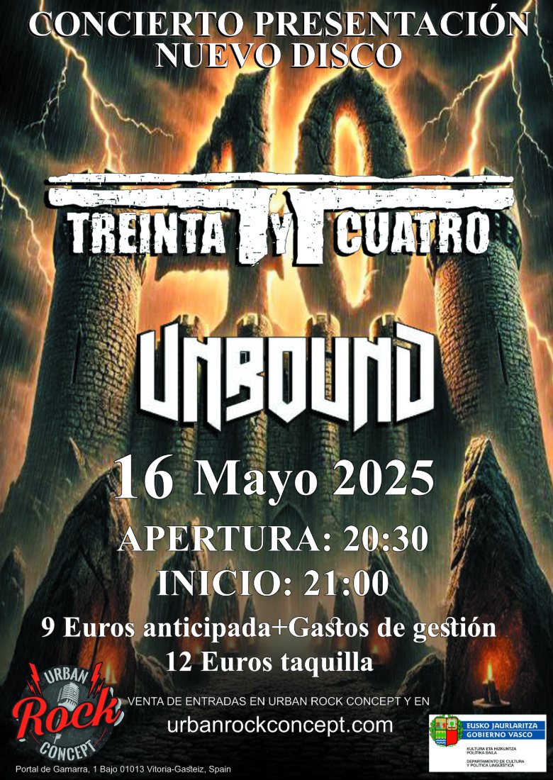 T-34 + UNBOUND en Vitoria T-34 + UNBOUND en Vitoria