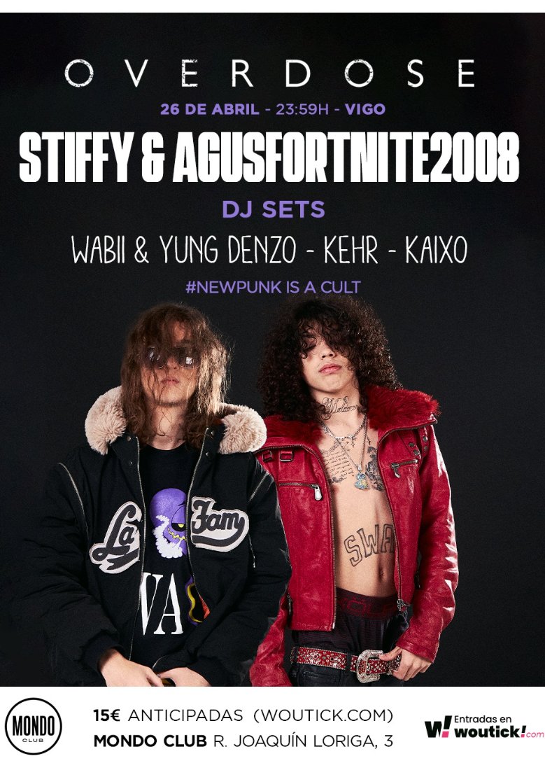 OVERDOSE CLUB SWAGGERBOYZ 26 DE ABRIL VIGO MONDO OVERDOSE CLUB SWAGGERBOYZ 26 DE ABRIL VIGO MONDO