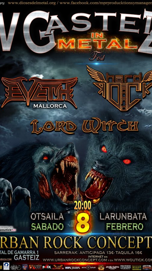 GASTEIZ IN METAL (EVETH + HRS + LORD WITCH) GASTEIZ IN METAL (EVETH + HRS + LORD WITCH)