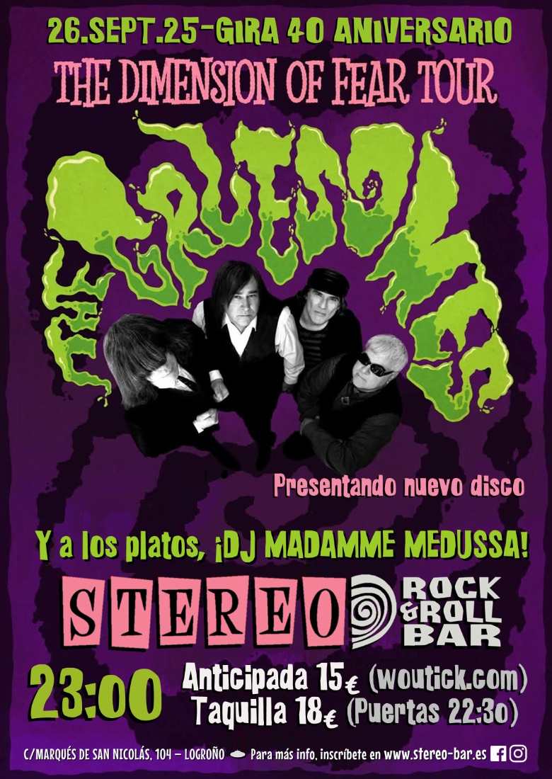 The GRUESOMES ( 40 YEARS TOUR)+ DJ Madamme Medussa