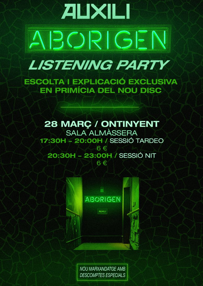 LISTENING PARTY ABORIGEN - ONTINYENT