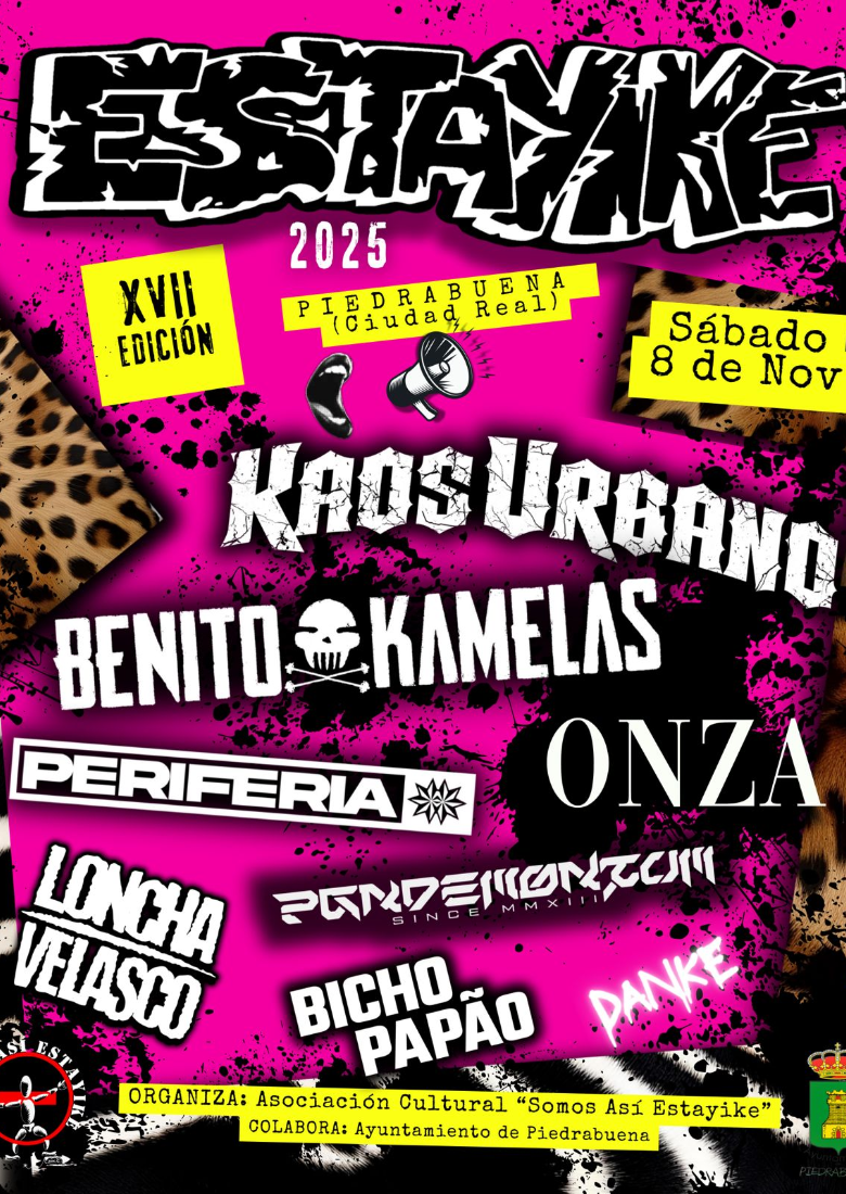 ESTAYIKE ROCK 2025 ed.XVII- PIEDRABUENA ESTAYIKE ROCK 2025 ed.XVII- PIEDRABUENA