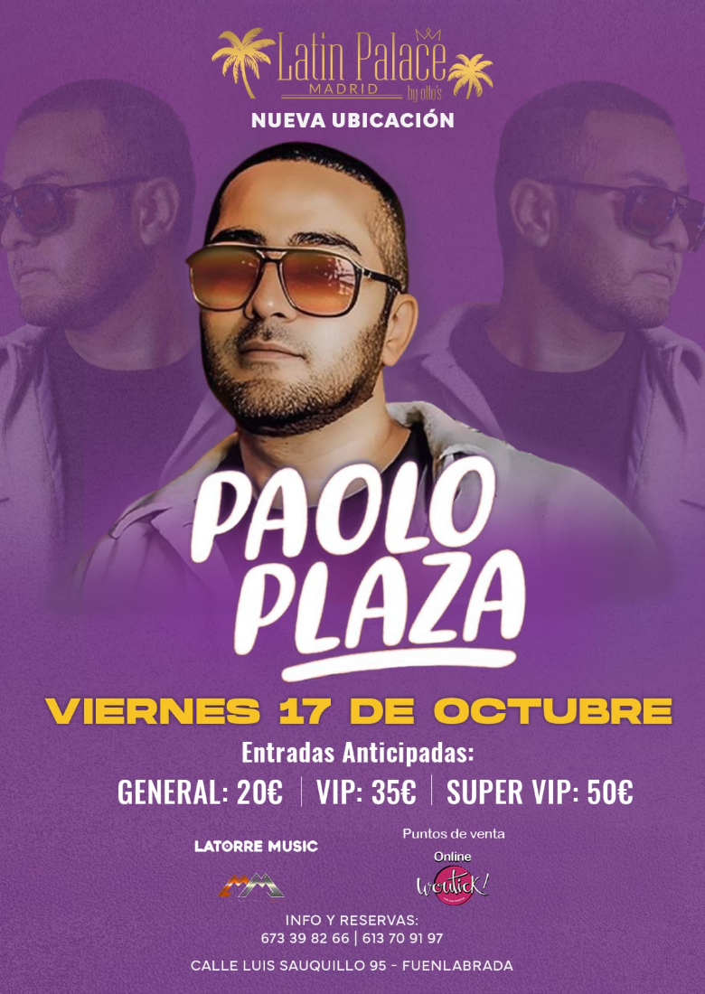 Paolo Plaza en Madrid Paolo Plaza en Madrid