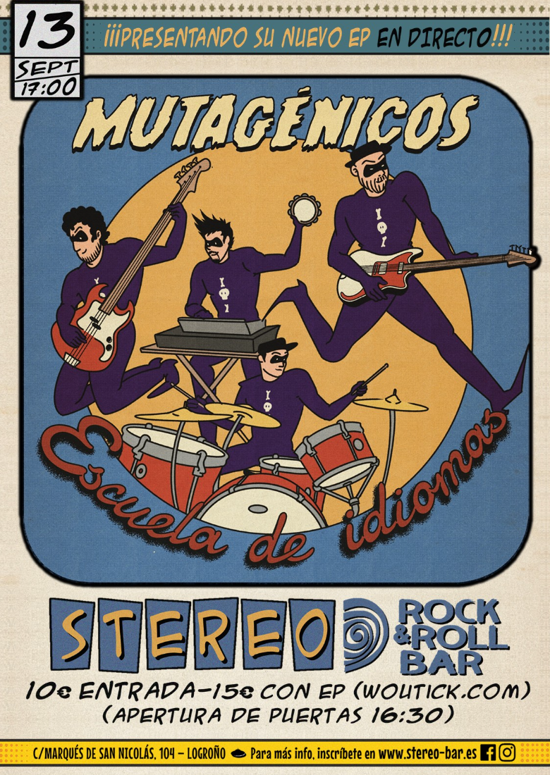 Mutagénicos presentan nuevo E.P. Mutagénicos presentan nuevo E.P.