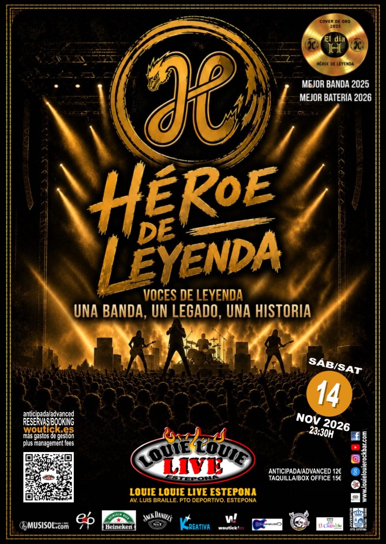 Concierto Héroe de Leyenda - Tributo a Héroes del Silencio en Estepona Concierto Héroe de Leyenda - Tributo a Héroes del Silencio en Estepona