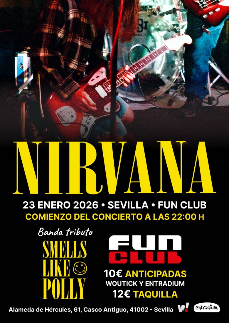 SMELLS LIKE POLLY, tributo a Nirvana en Sevilla SMELLS LIKE POLLY, tributo a Nirvana en Sevilla