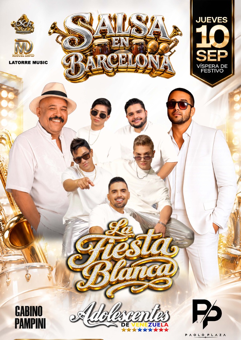 Salsa en Barcelona (Gabino Pampini & Adolescentes & Paolo Plaza) Salsa en Barcelona (Gabino Pampini & Adolescentes & Paolo Plaza)