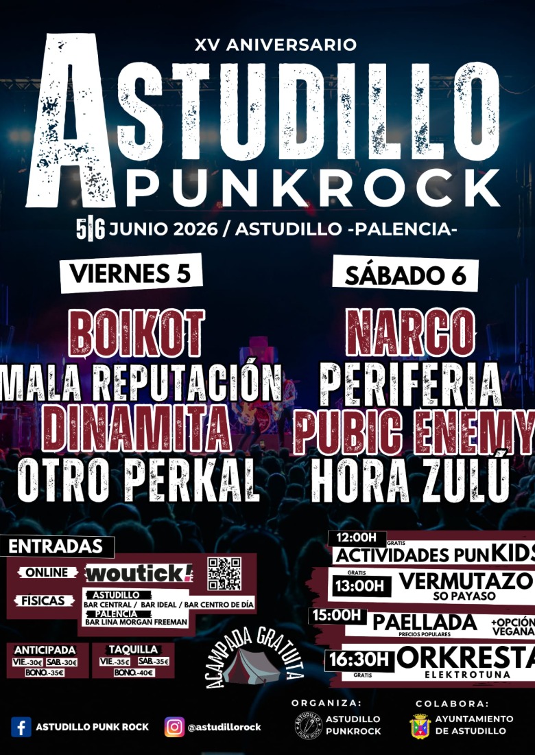 ASTUDILLOPUKROCK2026 XV ANIVERSARIO ASTUDILLOPUKROCK2026 XV ANIVERSARIO