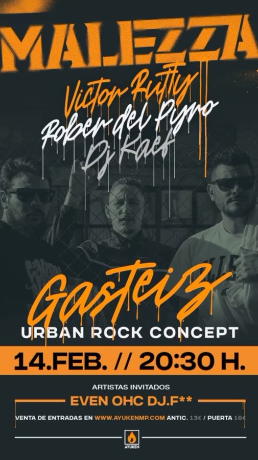 Víctor Rutty, Rober del Pyro & DJ Kaef en Vitoria Víctor Rutty, Rober del Pyro & DJ Kaef en Vitoria