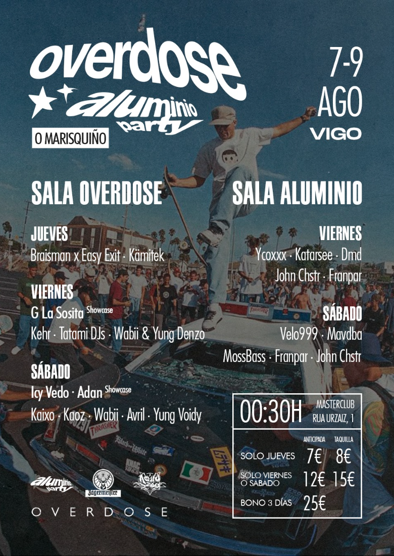 OVERDOSE CLUB MARISQUIÑO ABONO 3 DIAS OVERDOSE CLUB MARISQUIÑO ABONO 3 DIAS