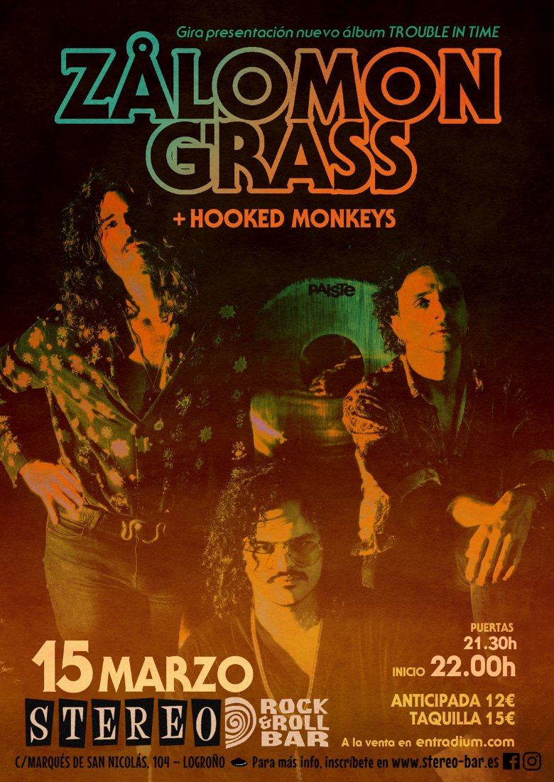 ZALOMON GRASS + HOOKED MONKEYS en el STEREO ZALOMON GRASS + HOOKED MONKEYS en el STEREO