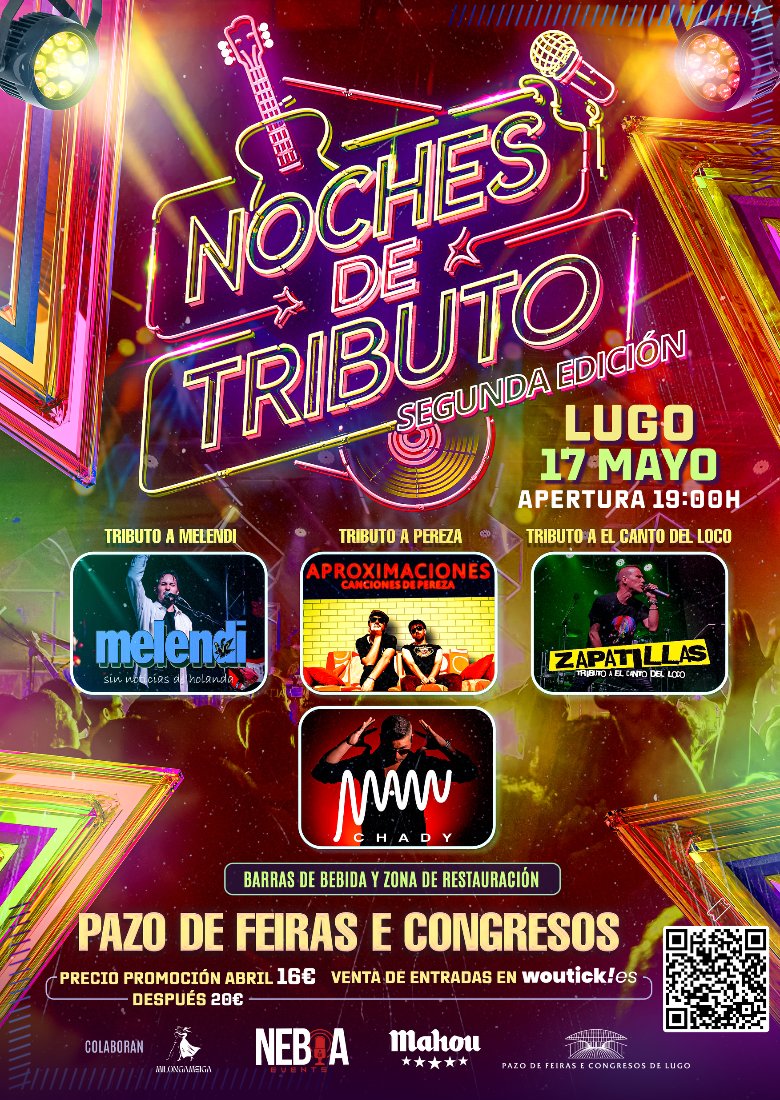 NOCHES DE TRIBUTOS II - LUGO NOCHES DE TRIBUTOS II - LUGO