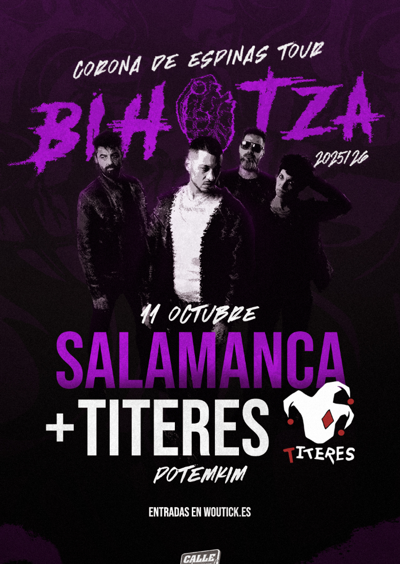 Bihotza - Corona De Espinas Tour - Salamanca + Títeres Bihotza - Corona De Espinas Tour - Salamanca + Títeres