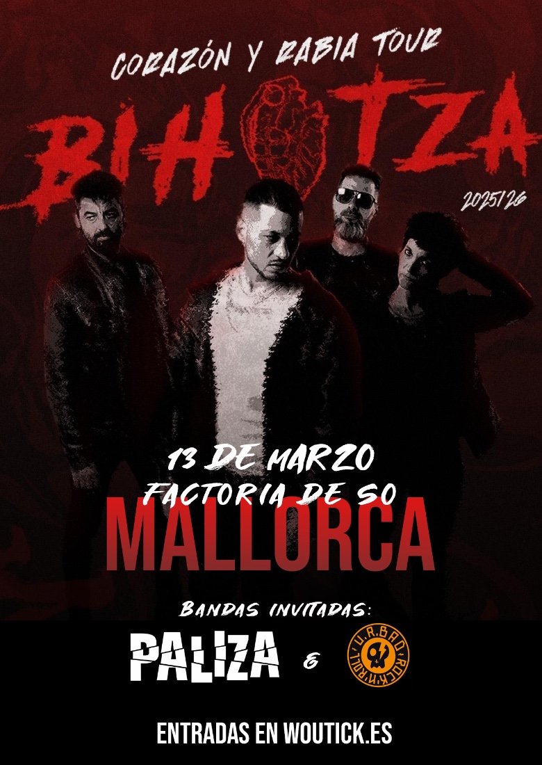 Bihotza - Corona De Espinas Tour - Mallorca Bihotza - Corona De Espinas Tour - Mallorca