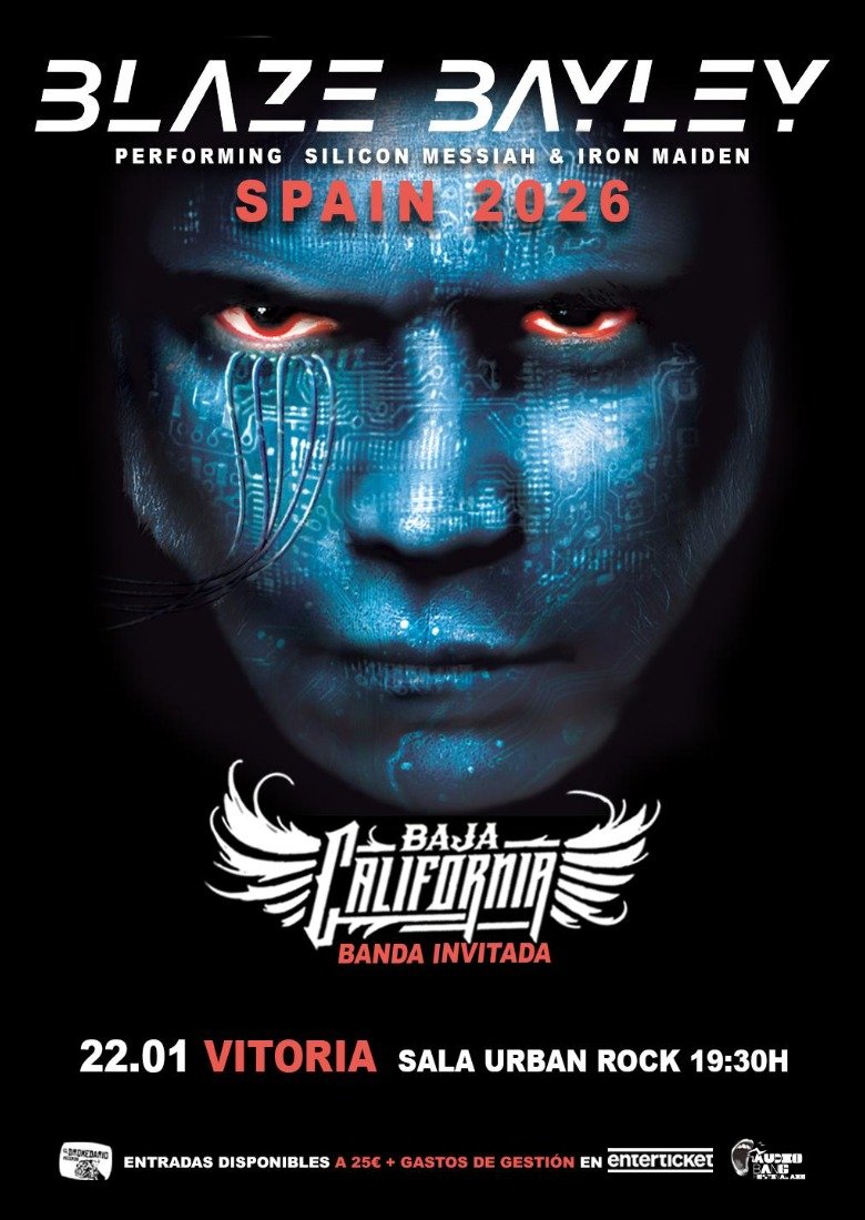 BLAZE BAYLEY + BAJA CALIFORNIA en Vitoria BLAZE BAYLEY + BAJA CALIFORNIA en Vitoria