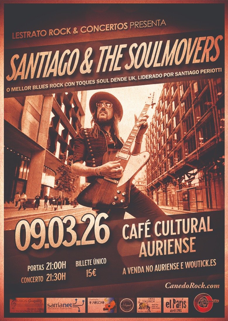 ★ SANTIAGO & THE SOULMOVERS en The Trooper (Cangas do Morrazo) ★ ★ SANTIAGO & THE SOULMOVERS en The Trooper (Cangas do Morrazo) ★