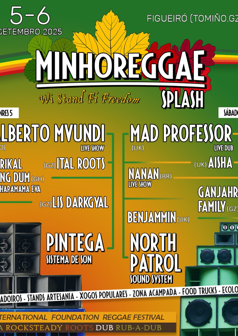Festival Minho Reggae 2025 - Tomiño Festival Minho Reggae 2025 - Tomiño