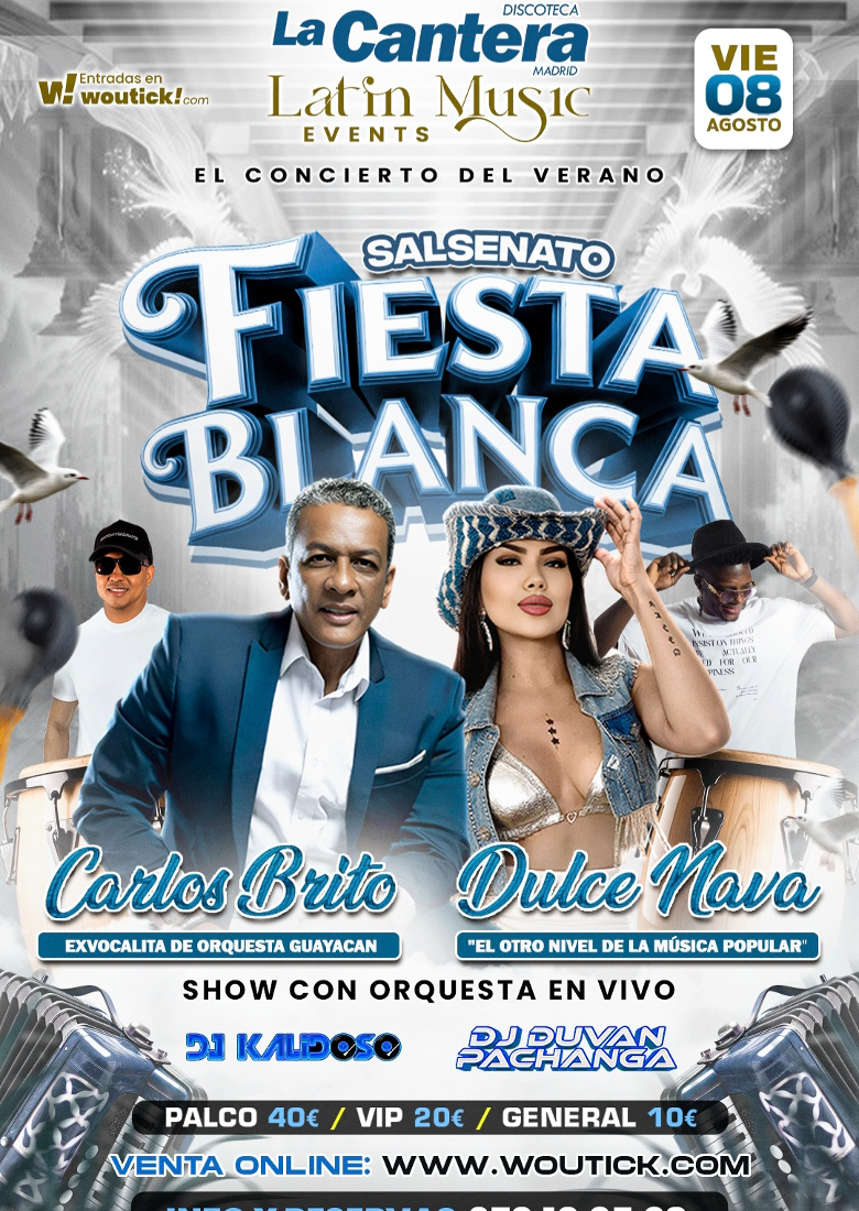 FIESTA BLANCA con Carlos Brito FIESTA BLANCA con Carlos Brito
