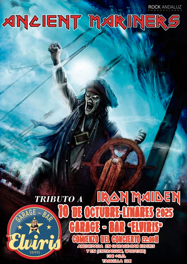 ANCIENT MARINERS TRIBUTO A IRON MAIDEN LINARES ANCIENT MARINERS TRIBUTO A IRON MAIDEN LINARES