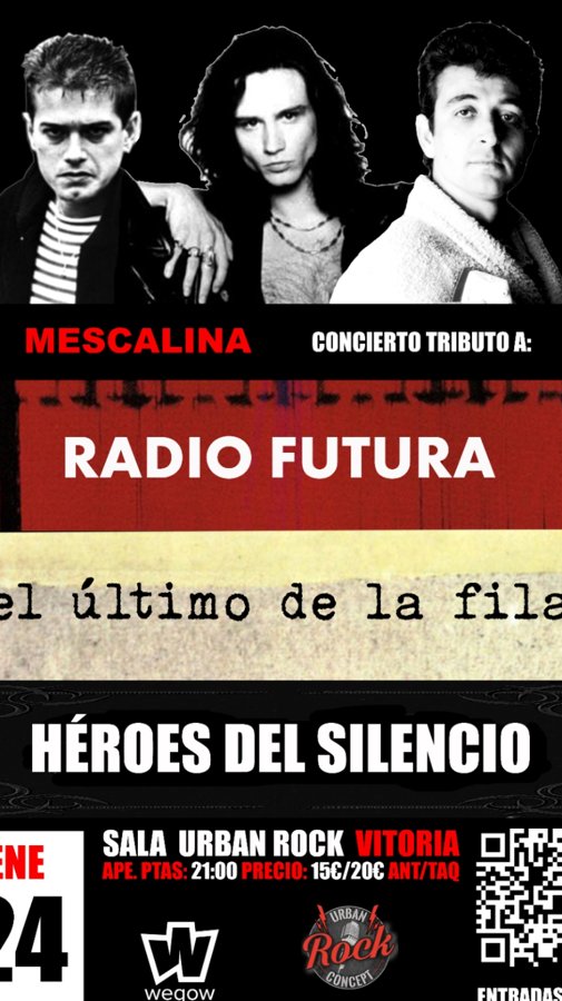 RADIO FUTURA+ULTIMO DE LA FILA+HEROES DEL SILENCIO RADIO FUTURA+ULTIMO DE LA FILA+HEROES DEL SILENCIO