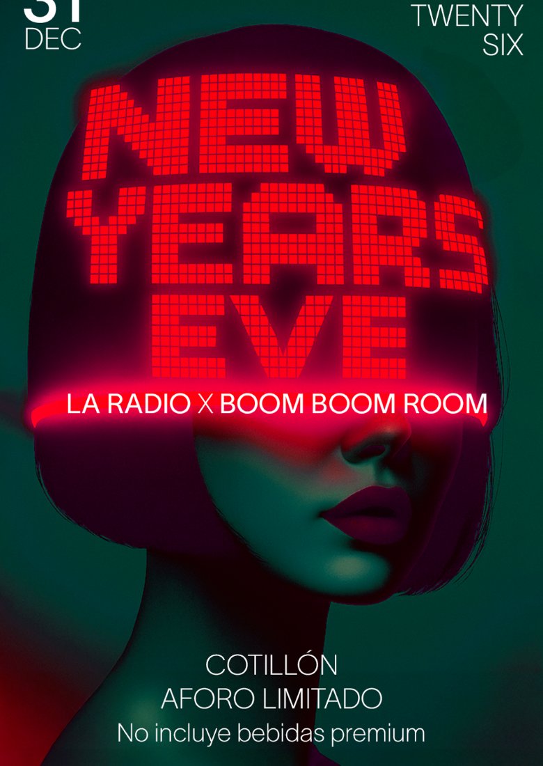 Fin de año Boom Boom Room/La Radio Fin de año Boom Boom Room/La Radio