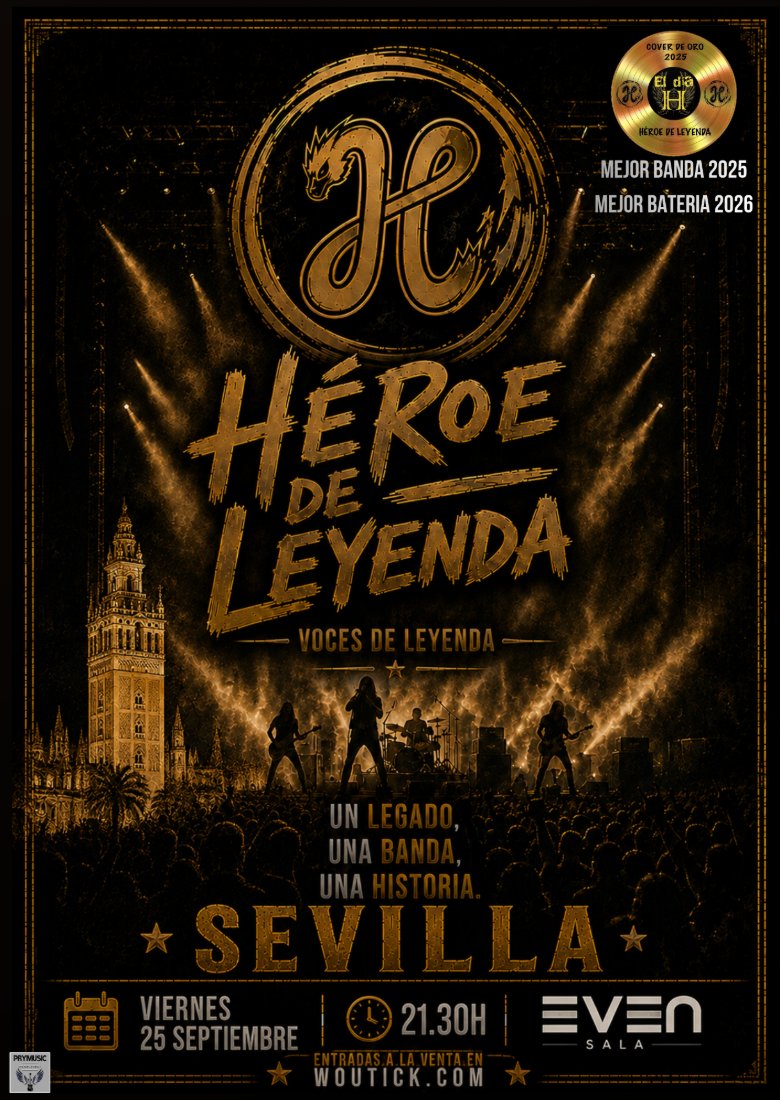 HÉROE DE LEYENDA-Tributo a Héroes del Silencio en Sevilla HÉROE DE LEYENDA-Tributo a Héroes del Silencio en Sevilla