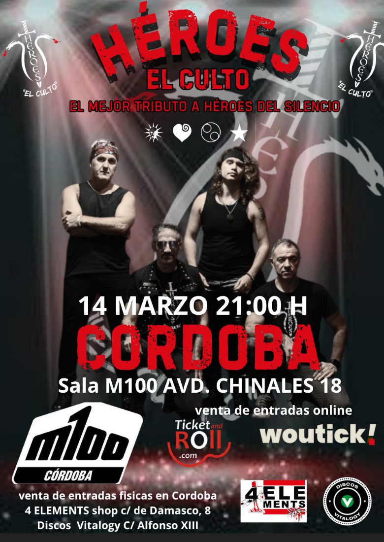 HÉROES, EL CULTO. - El mejor tributo a Héroes del Silencio -en Córdoba HÉROES, EL CULTO. - El mejor tributo a Héroes del Silencio -en Córdoba
