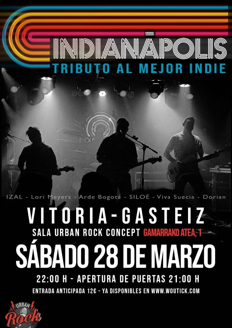 INDIANAPOLIS (Tributo al mejor Indie) en Vitoria INDIANAPOLIS (Tributo al mejor Indie) en Vitoria