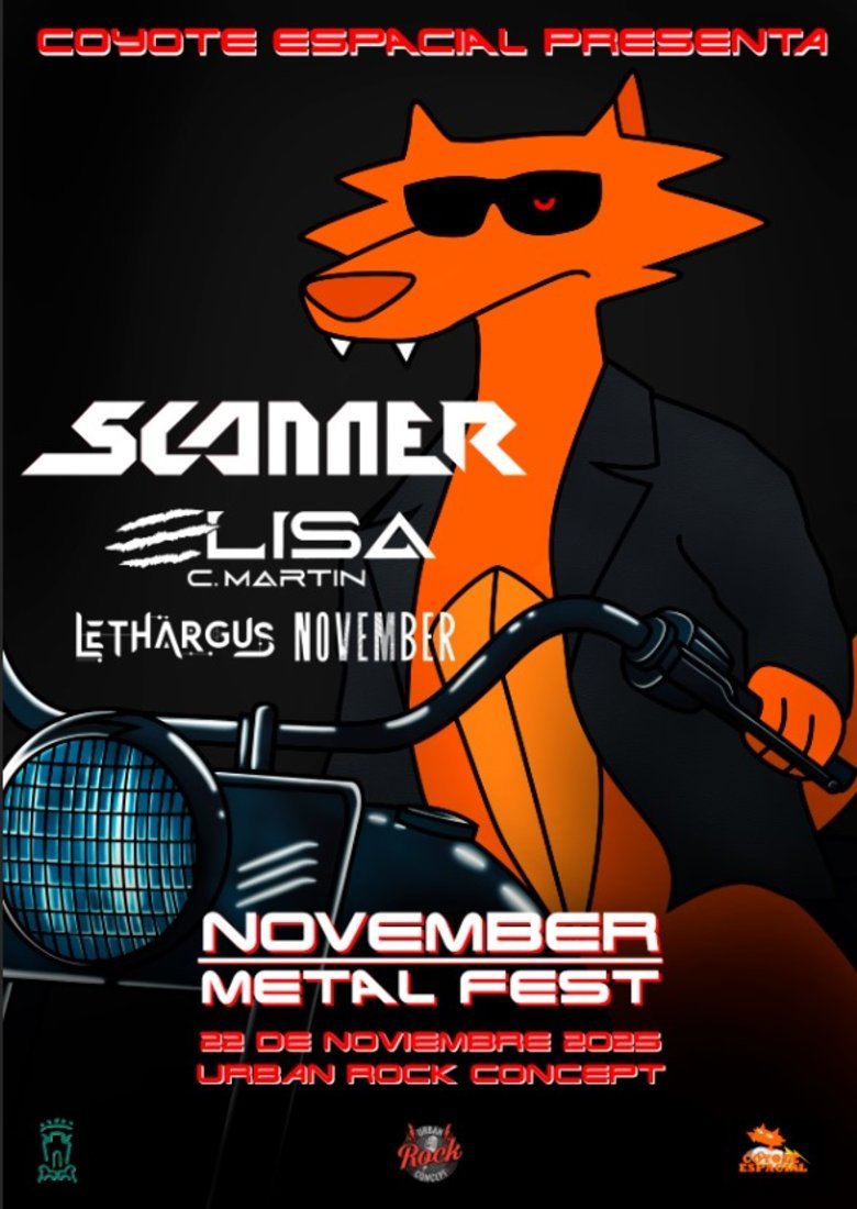 NOVEMBER METAL FEST(SCANNER + ELISA C. MARTIN + LETHARGUS + NOVEMBER) NOVEMBER METAL FEST(SCANNER + ELISA C. MARTIN + LETHARGUS + NOVEMBER)