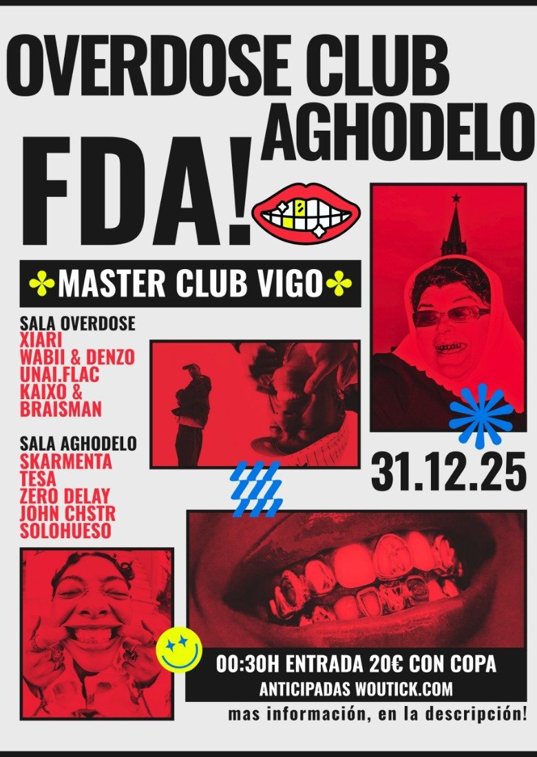 OVERDOSE CLUB X AGHODELO FIN DE AÑO VIGO OVERDOSE CLUB X AGHODELO FIN DE AÑO VIGO