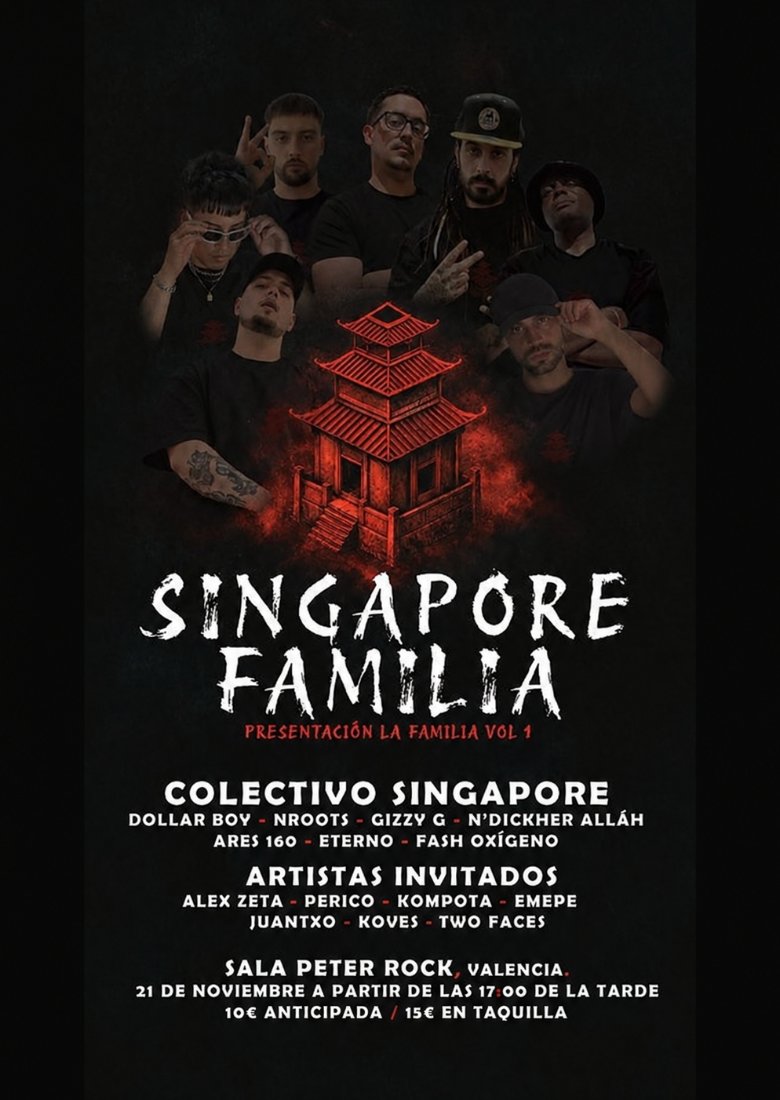Singapore Familia: Presentación disco La Familia vol.1 Singapore Familia: Presentación disco La Familia vol.1