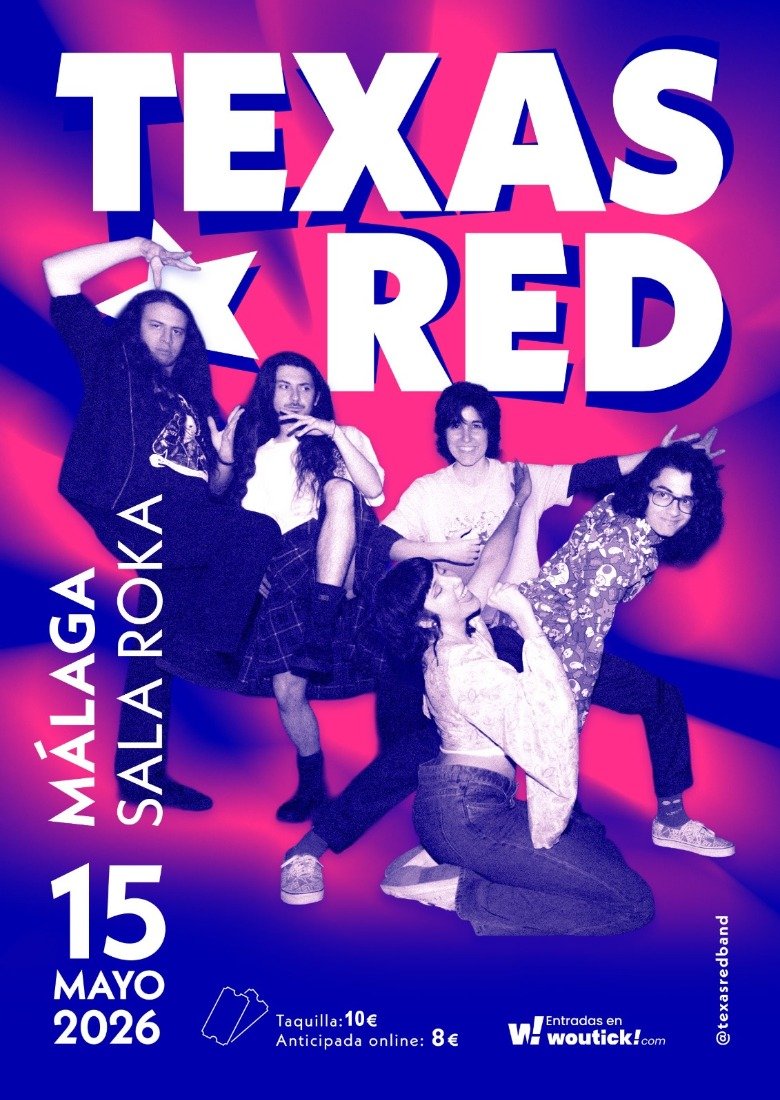 TEXAS RED EN SALA ROKA MÁLAGA TEXAS RED EN SALA ROKA MÁLAGA