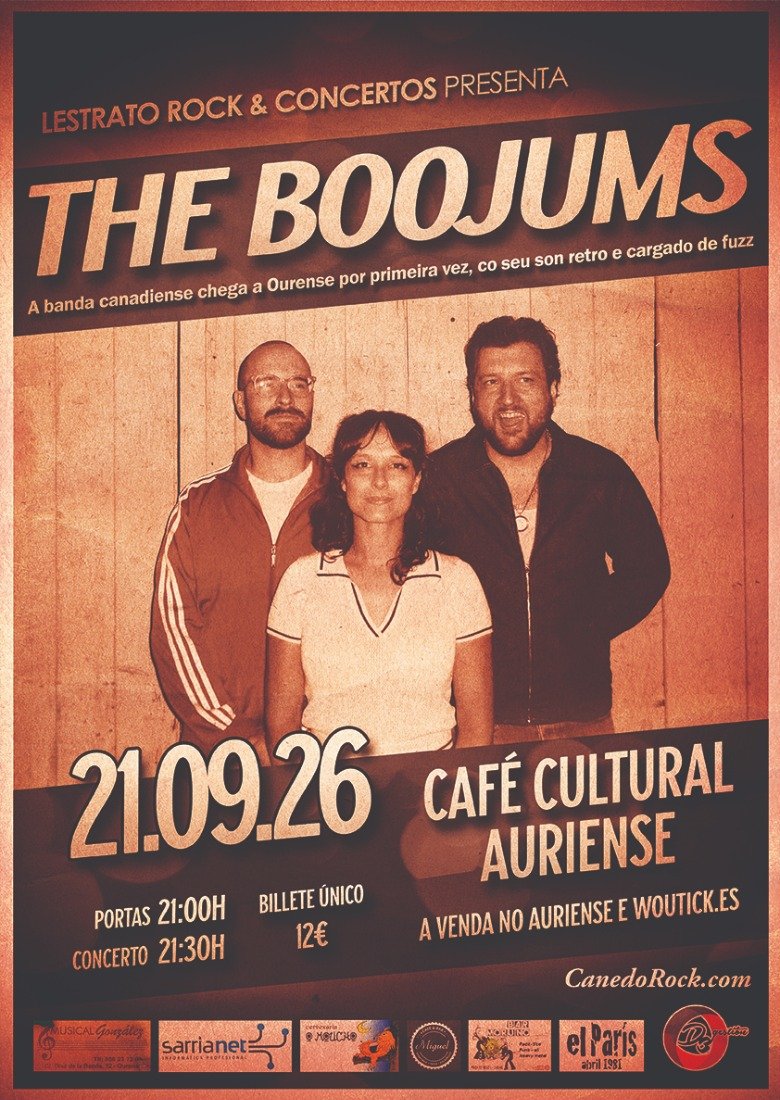 ★ THE BOOJUMS en el Auriense (Ourense) ★ ★ THE BOOJUMS en el Auriense (Ourense) ★