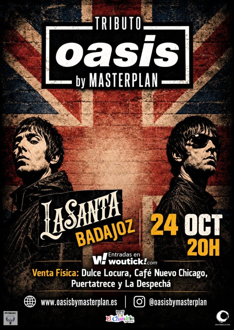 Tributo a OASIS by MASTERPLAN en Badajoz Tributo a OASIS by MASTERPLAN en Badajoz