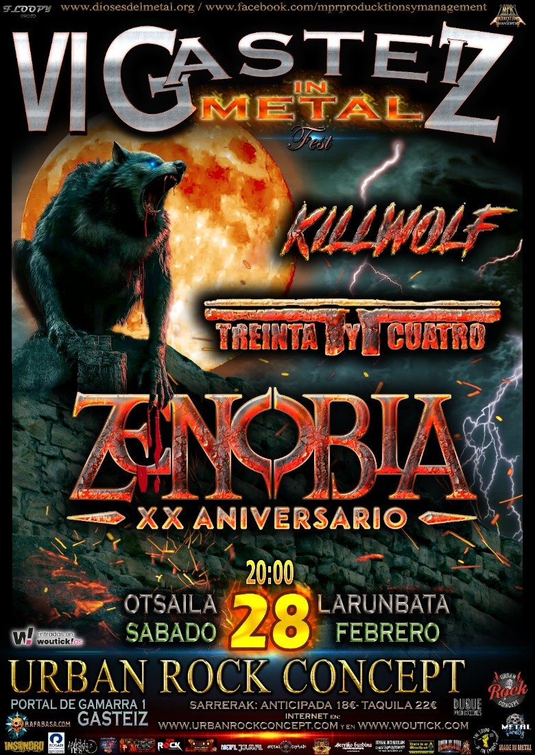 VI GASTEIZ IN METAL (ZENOBIA + T-34 + KILLWOLF)