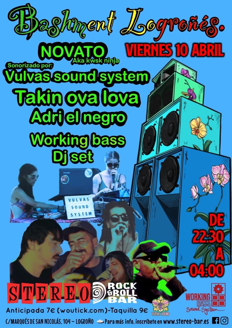VULVAS SOUND SYSTEM feat NOVATO en el STEREO de Logroño VULVAS SOUND SYSTEM feat NOVATO en el STEREO de Logroño