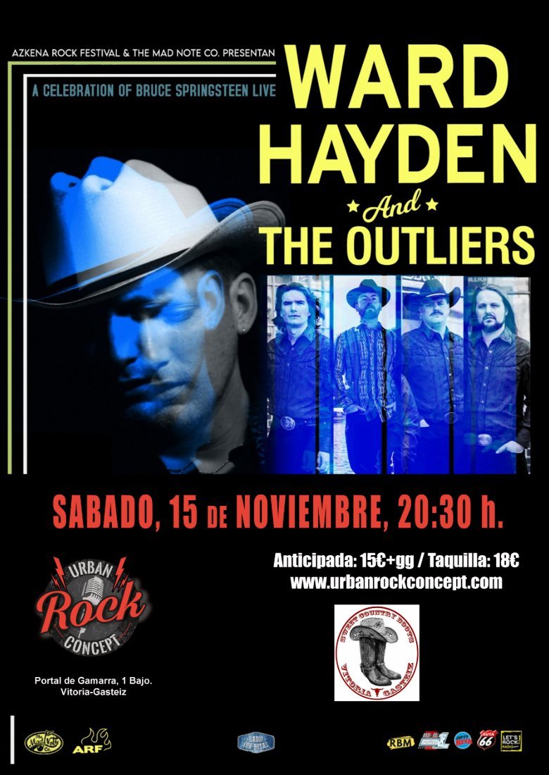 WARD HAYDEN AND THE OUTLIERS en Vitoria WARD HAYDEN AND THE OUTLIERS en Vitoria