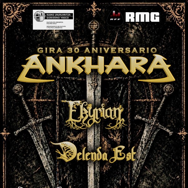ANKHARA + EKYRIAN + DELENDA EST en Vitoria