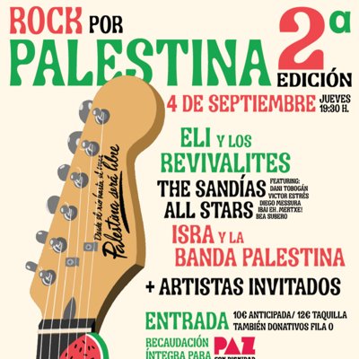 ROCK POR PALESTINA - FUNDICIÓN- LOGROÑO
