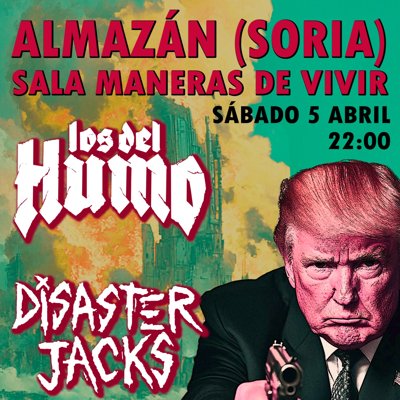 LOS DEL HUMO + DISASTER JACKS + SENTIDO CRÍTICO