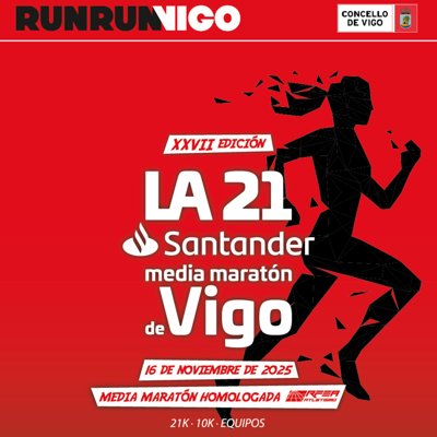 LA21 Santander Media Maratón de Vigo 2025