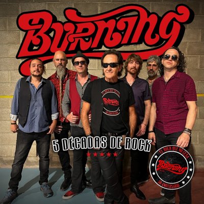 Burning en Murcia, 5 décadas de Rock