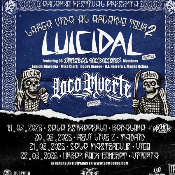 LUICIDAL + LOCOMUERTE en Vitoria