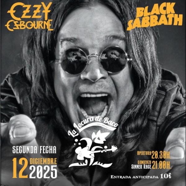 HOMENAJE OZZY OZBOURNE & BLACK SABBATH VIERNES 12 - SALA  FUNDICIÓN