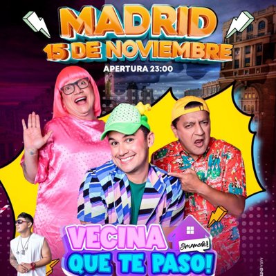 Vecina que te paso! En Madrid